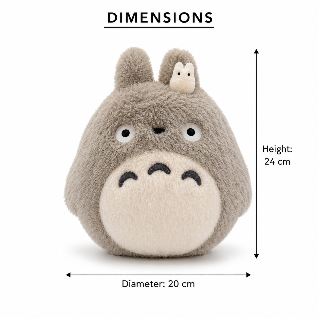 Totoro Inspired Plush Stuffed Toy