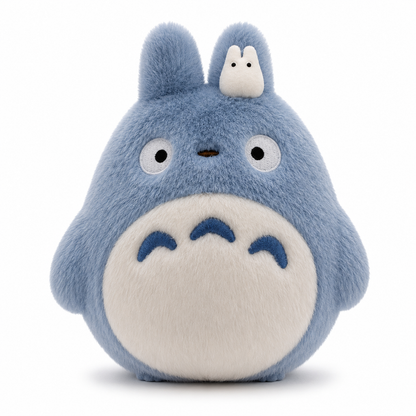 Blue Totoro Inspired Plush Toy